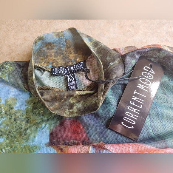 Dolls Kill Current Mood DA VINCI'S DEMONS Mesh Top - Picture 8 of 16